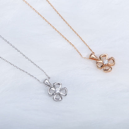 [Star Jewelry]FIOREVER NECKLACE DIAMOND CENTER