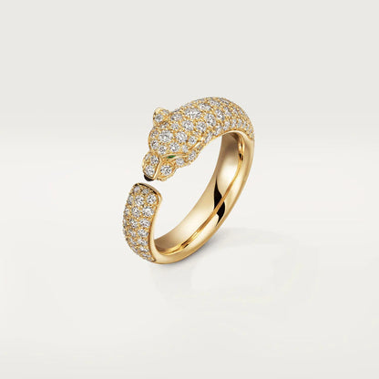 [Star Jewelry]PANTHERE PINK GOLD DIAMOND RING